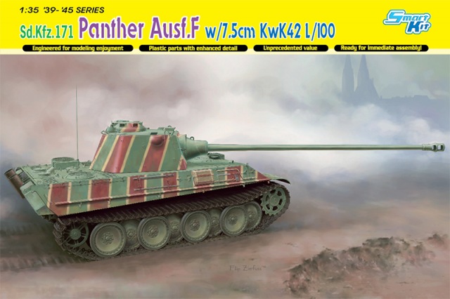 Dragon 6799 - Panther Ausf. F w/7.5 cm Kwk42 L/100
