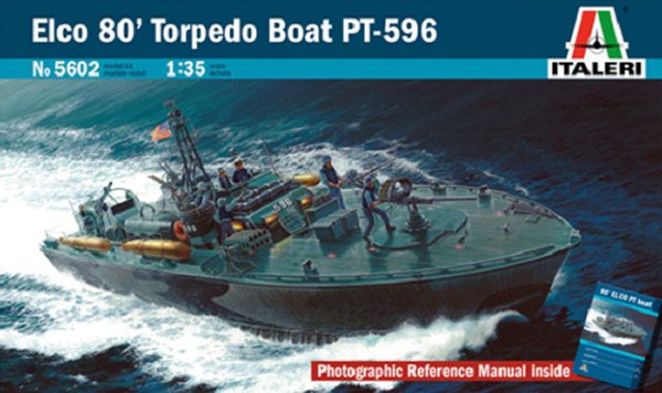 Italeri 5602 - Elco 80' Torpedo Boat PT-596