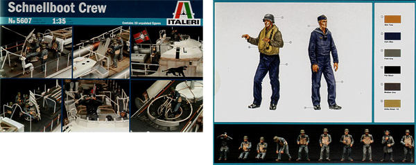 Italeri 5607 - Schnellboot crew