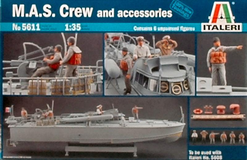Italeri 5611 - MAS Crew and accessories