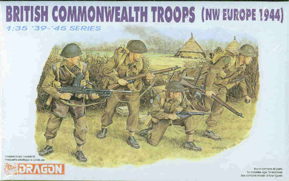 Dragon 6055 - British Commonwealth Troops (NW Europe 1944)