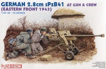 Dragon 6056 - German 2.8 cm sPzB41 at Gun & Crew