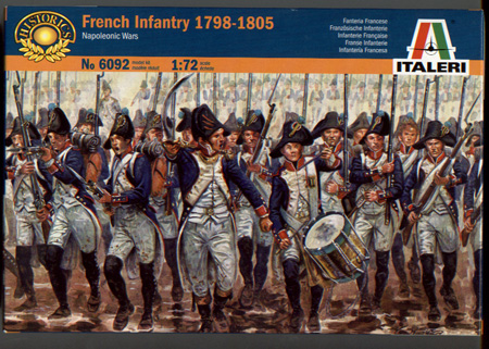 Italeri 6092 - French infantry 1798-1805