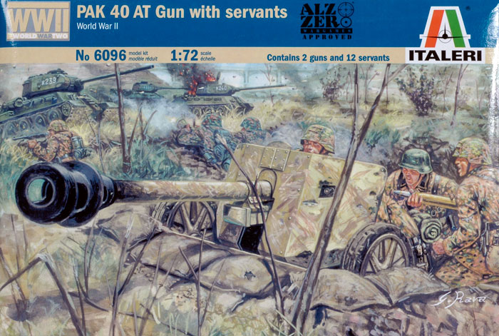 Italeri 6096 - German PAK 40 AT Gun with servants