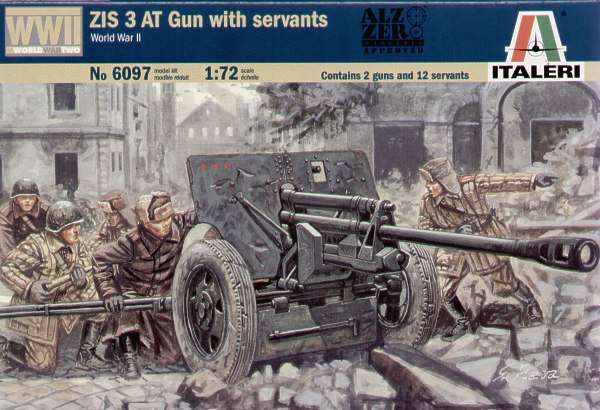 Italeri 6097 - Russian Zis 3 AT Gun with servants