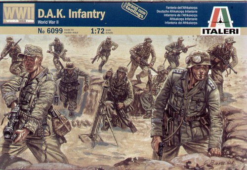 Italeri 6099 - D.A.K. infantry