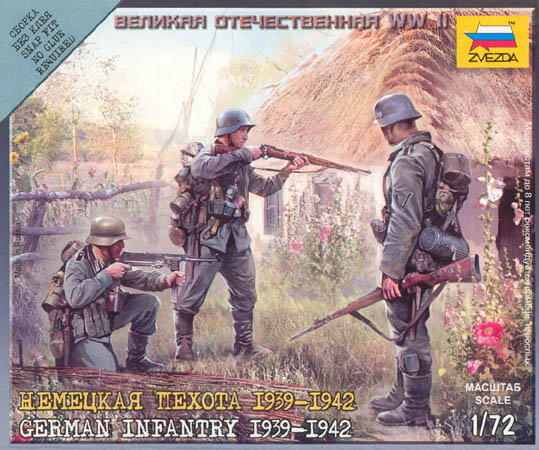 Zvezda 6105 - Grman Infantry 1939-1942