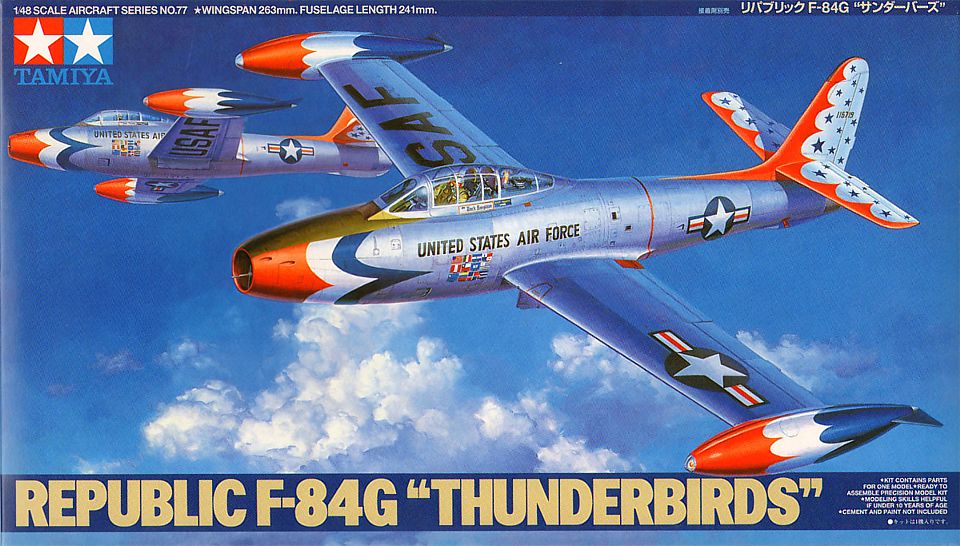 Tamiya 61077 - Republic F-84G "Thunderbirds"