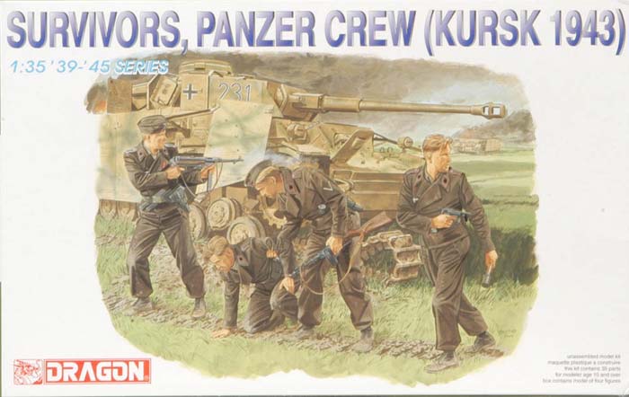 Dragon 6129 - Survivors, Panzer Crew (kursk 1943)