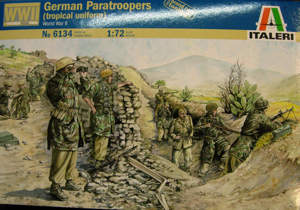 Italeri 6134 - German Paratroopers - tropical uniform