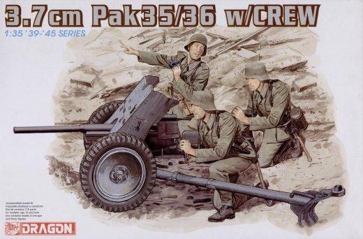 Dragon 6152 - 3.7 cm Pak36 w/crew