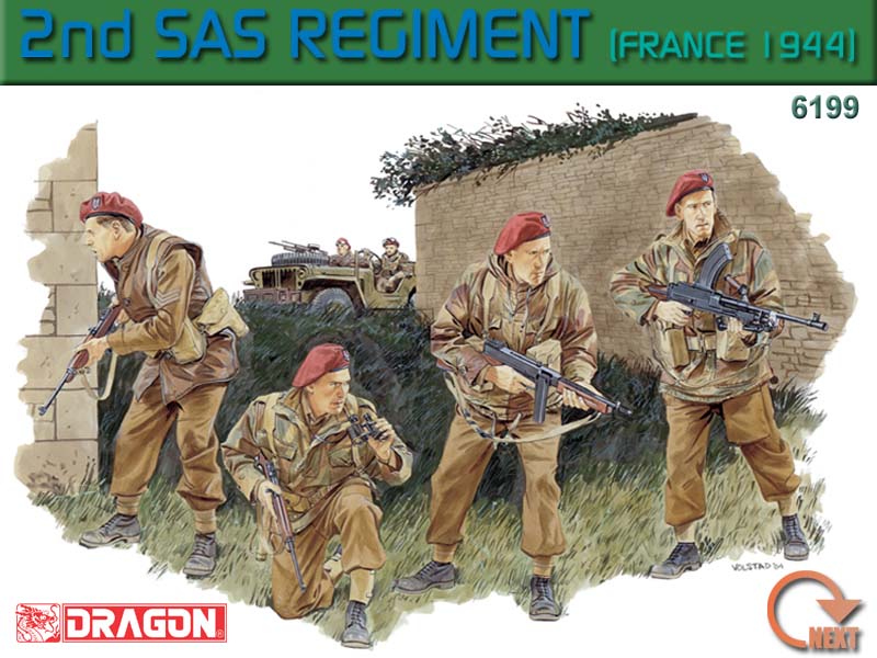 Dragon 6199 - 2nd sas regiment