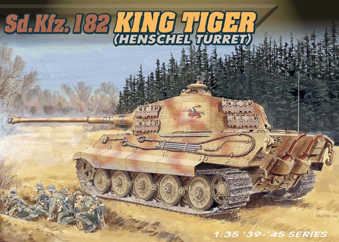 Dragon 6208 - Sd.Kfz. 182 King Tiger (Henschel Turret)