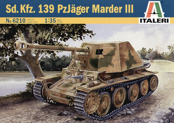 Italeri 6210 - Sd.Kfz. 139 Panzerjager Marder III Ausf. H