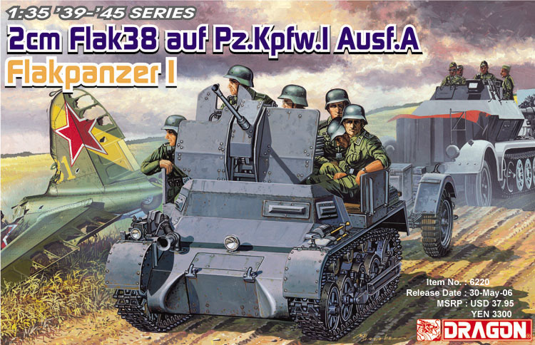 Dragon 6220 - 2cm Flak38 auf Pz.Kpfw.I Ausf.A Flakpanzer I