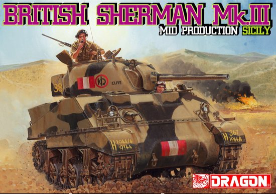 Dragon 6231 - Sherman MK III Mid Production Sicily