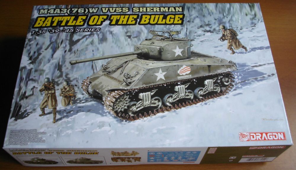 Dragon 6255 - M4A3(76)W VVSS Sherman Battle Of The Bulge