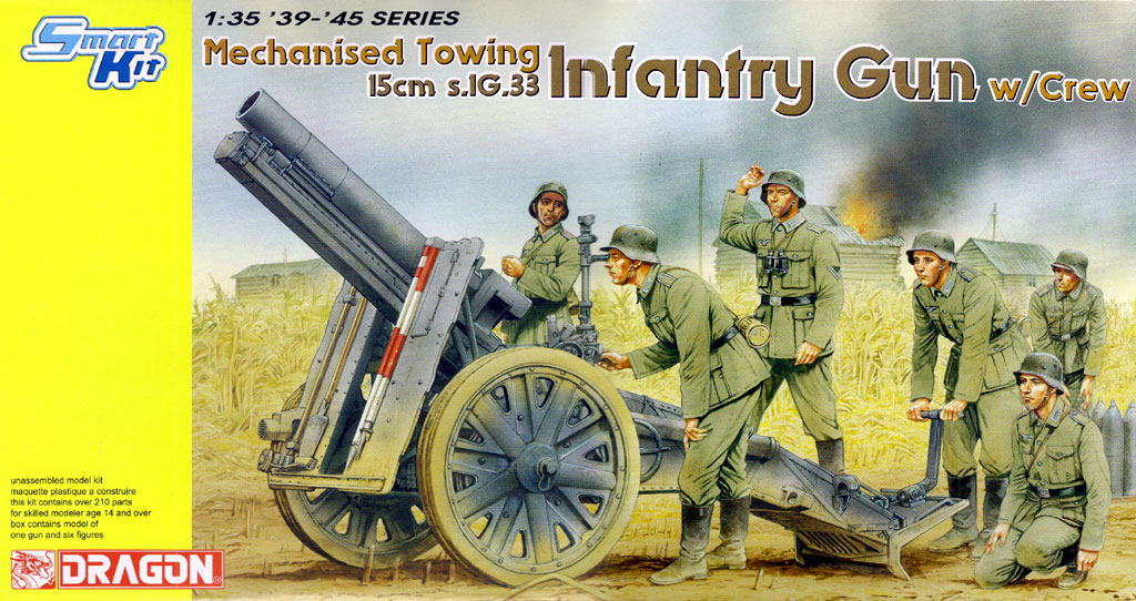 Dragon 6261 - Mechanised Towing 15cm. sig. 33 Infantry Gun