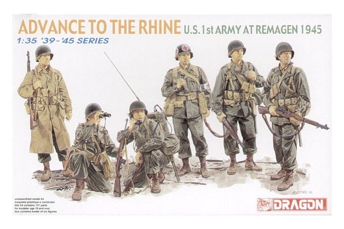 Dragon 6271 - Advance to the Rhine u.s. 1st army at remagen 1945