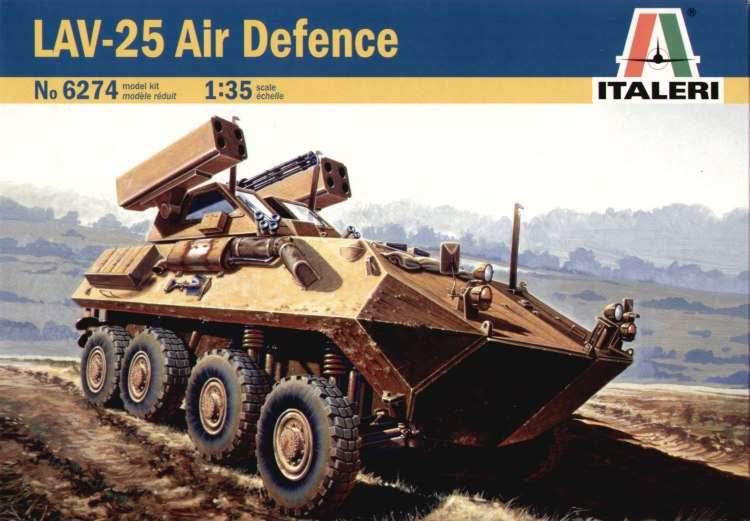 Italeri 6274 - LAV25 Air Defence