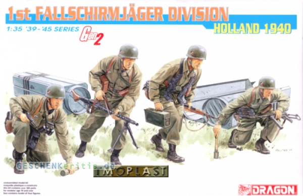 Dragon 6276 - 1st Fallschirmjager Division (hollande 1940)