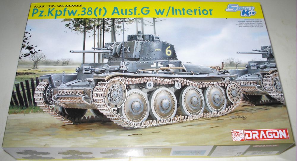 Dragon 6290 - PZ.KPFW.38(t) Ausf.G with Interior