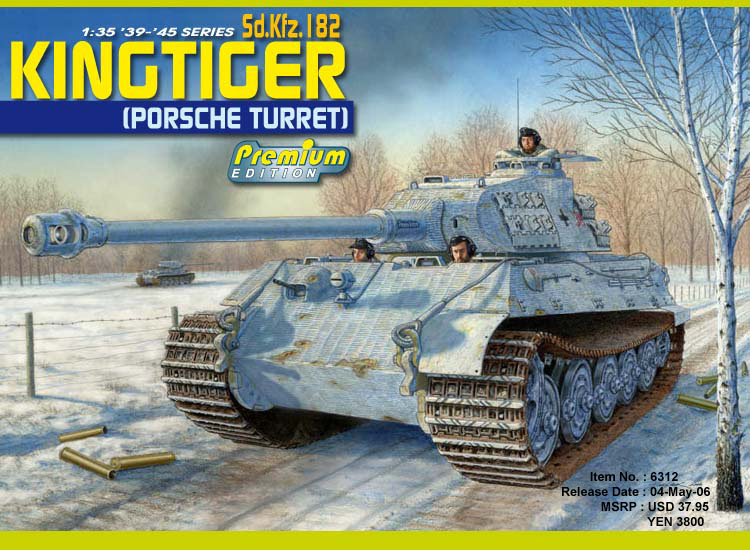 Dragon 6312 - Sd.Kfz.182 King Tiger (Porsche Turret)