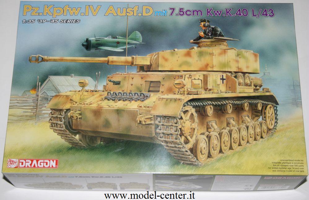Dragon 6330 - Pz.Kpfw.IV Ausf.D mit 7.5cm Kw.K.40 L/43