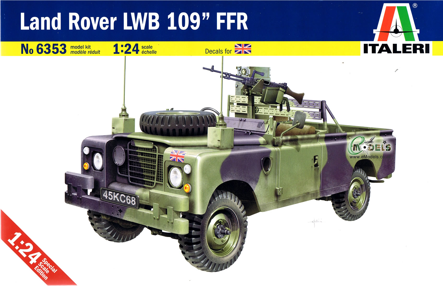 Italeri 6353 - Land Rover LWB 109 FFR