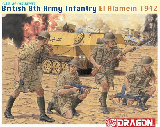 Dragon 6390 - British 8th Army Infantry El Alamein 1942