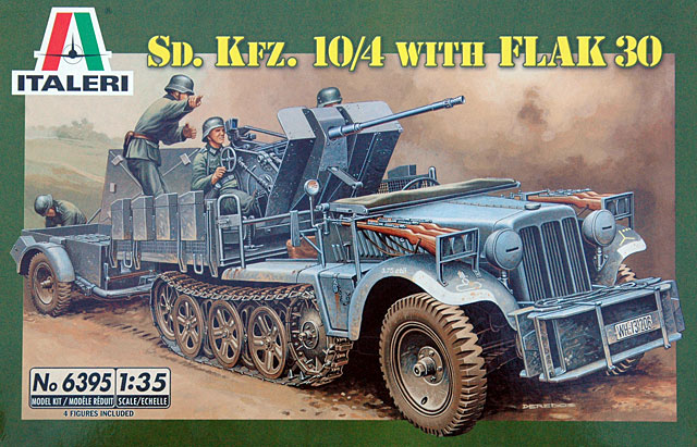 Italeri 6395 - Sd.Kfz: 10/4 with FLAK 30