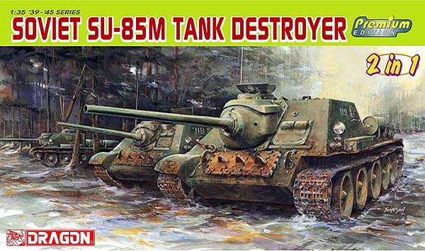 Dragon 6415 - Soviet SU-85M Tank Destroyer (2 in 1)