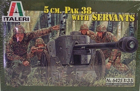 Italeri 6425 - 5.0 cm PAK 38 with servants