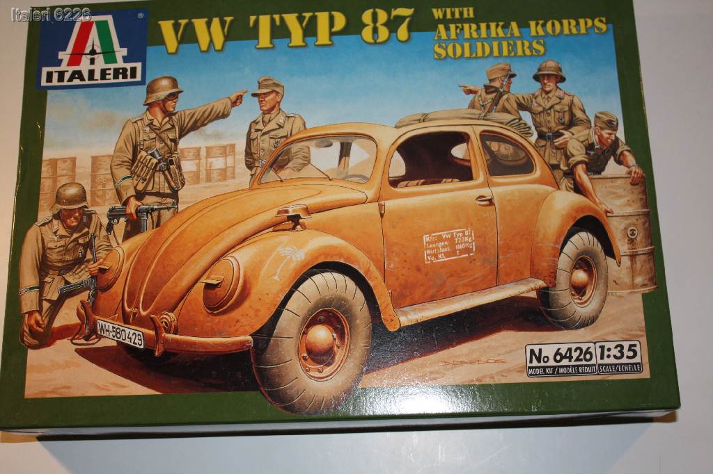 Italeri 6426 - VW Typ 87 with afrika korps soldiers