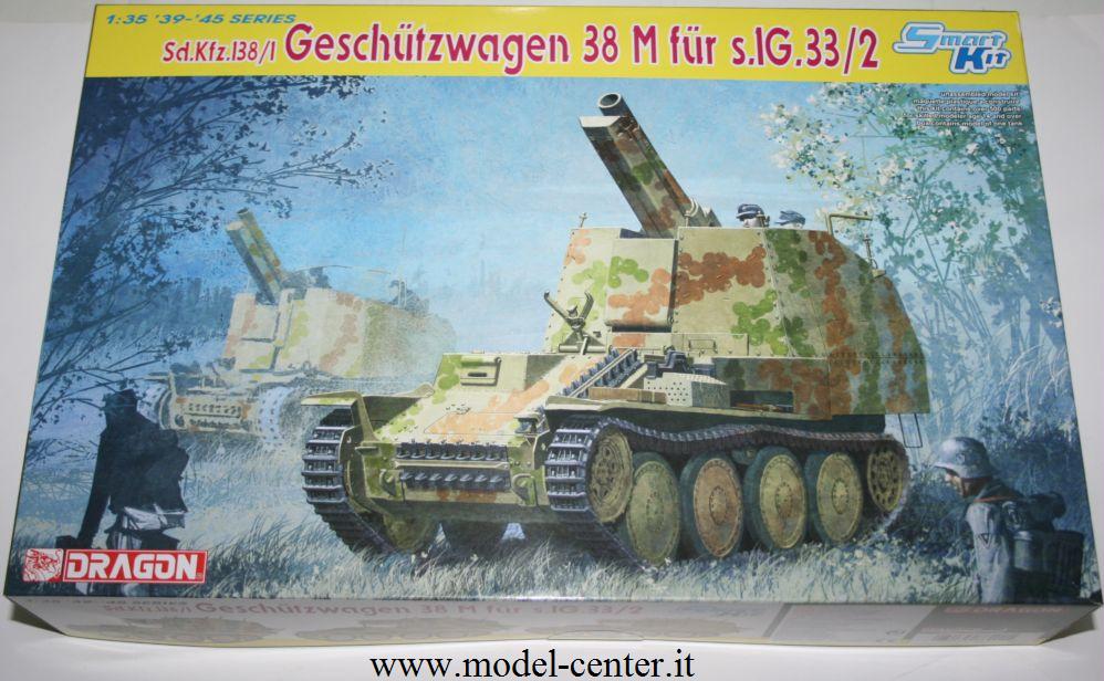 Dragon 6429 - Sd.Kfz.138-1 Geschutzwagen 38M fur s.IG.33-2