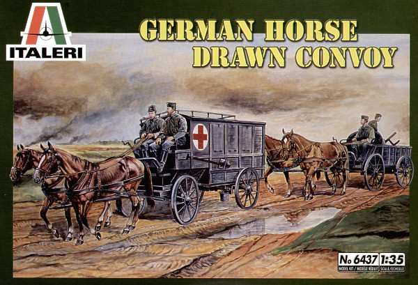 Italeri 6437 - German horse drawn convoy