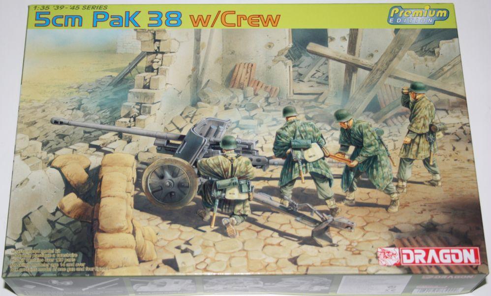 Dragon 6444 - 5cm. Pak 38 W/Crew