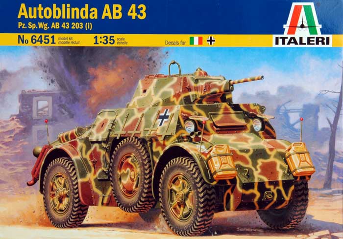 Italeri 6451 - Autoblinda AB 43