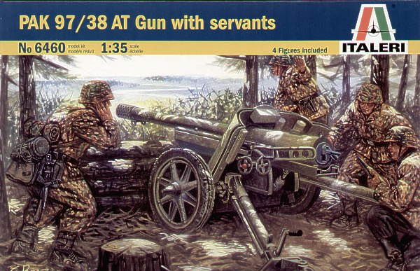 Italeri 6460 - Pak 97/38 AT gun with servants