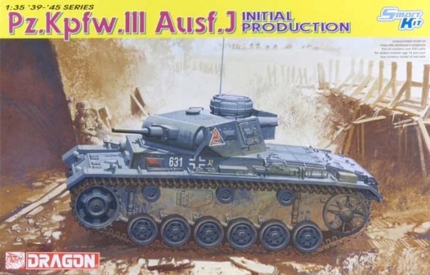 Dragon 6463 - Pz. Kfw. III Ausf. J. Initial Production