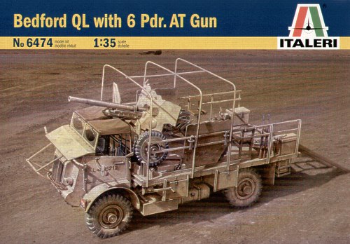 Italeri 6474 - Bedford QL with 6 PDR. AT gun