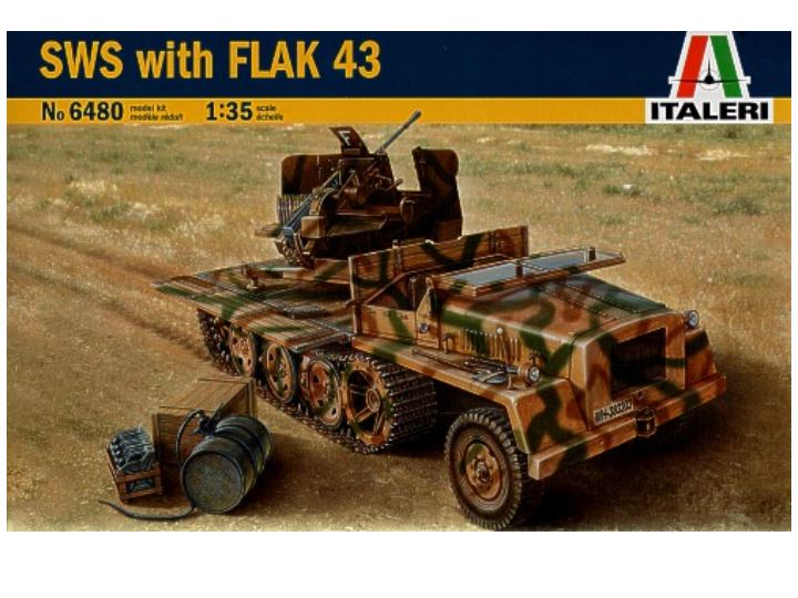 Italeri 6480 - SWS with FLAK 43