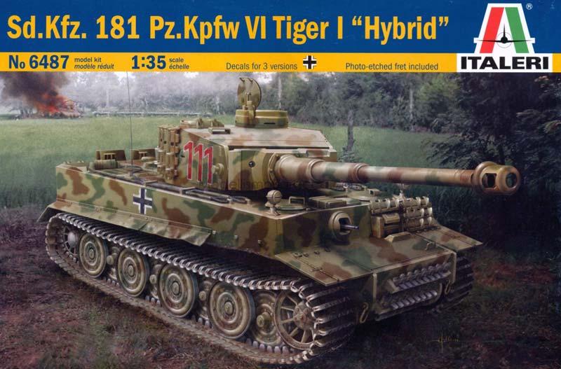 Italeri 6487 - Sd.Kfz.181 Pz.Kpfw.VI Tiger I hibryd