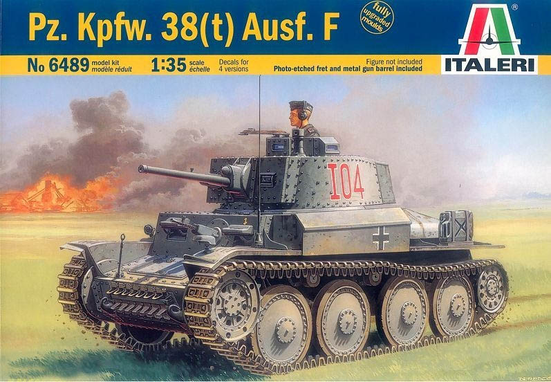 Italeri 6489 - Pz.Kpfw 38(t) Ausf. E/F