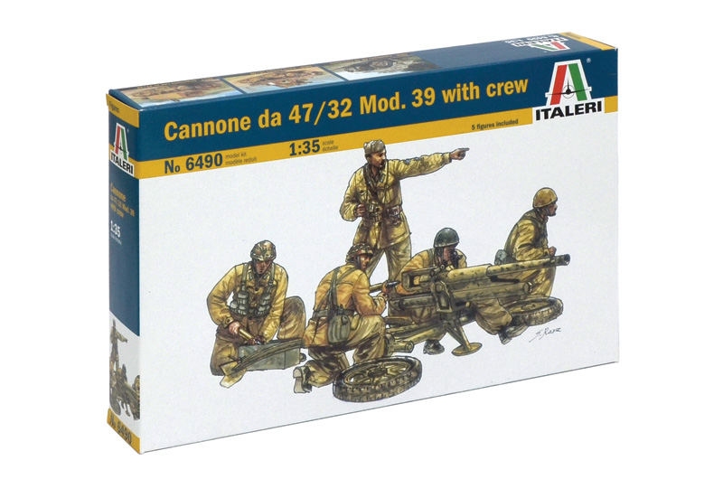 Italeri 6490 - Cannone da 47/32 Mod. 39 with crew
