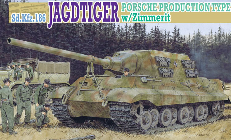 Dragon 6493 - Jagdtiger Porsche W/Zimmerit