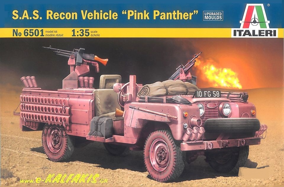 Italeri 6501 - S.A.S. Recon Vehicle Pink Panther