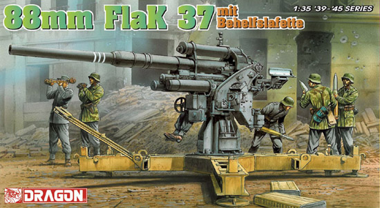 Dragon 6523 - Flak 37 Mit. Behelfslafette