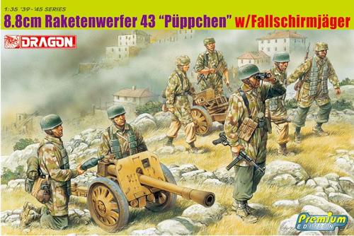 Dragon 6528 - 8.8cm Raketenwerfer 43 Puppchen w/Fallsc