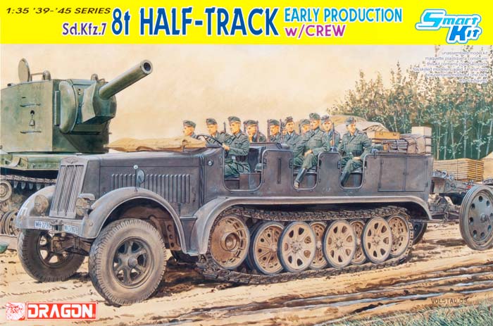 Dragon 6545 - Sd. Kfz.7 8T Half-track Early Production